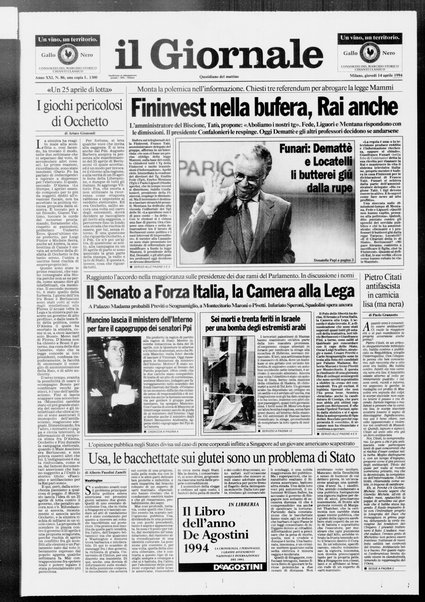 Il giornale : quotidiano del mattino